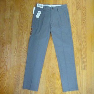 DOCKERS MEN'S SIZE 28 X 30 PANTS EASY KHAKI GRAY SLIM FIT ALL MOTION COMFORT NWT